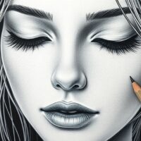 تصویرسازی زن آرامش‌دهنده با هوش مصنوعی