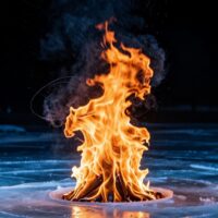 تصویرسازی هوشمند از آتش و یخ